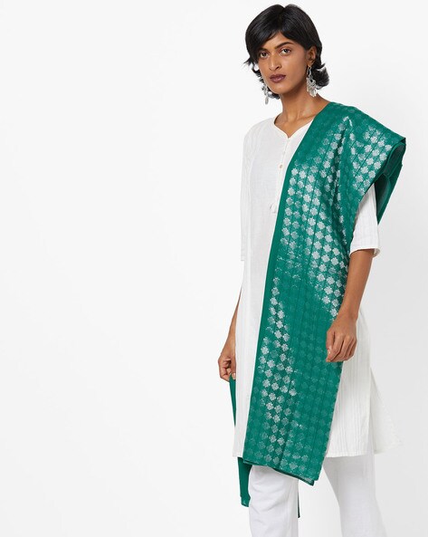 Woven Dupatta with Border Price in India