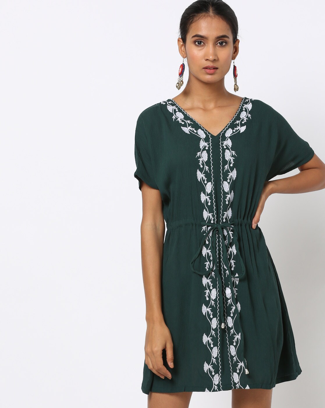 dress with tie