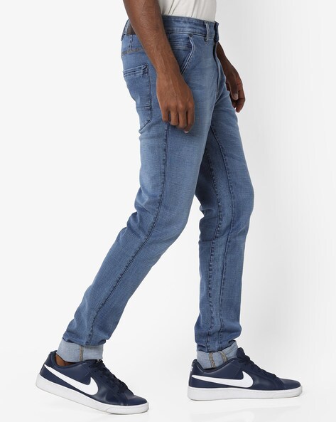 Buy Light Blue Jeans for Men by DNMX Online