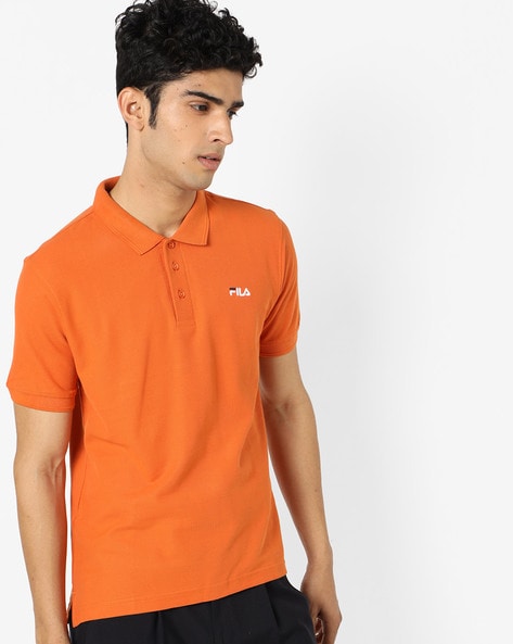 Fila polo cheap mens orange