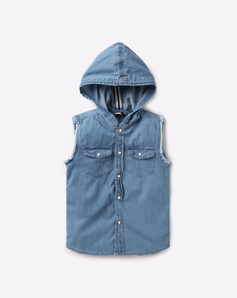 ZIMOXUAN Casual Women's Denim Vest Loose Sleeveless Jacket – the best  products in the Joom Geek online store
