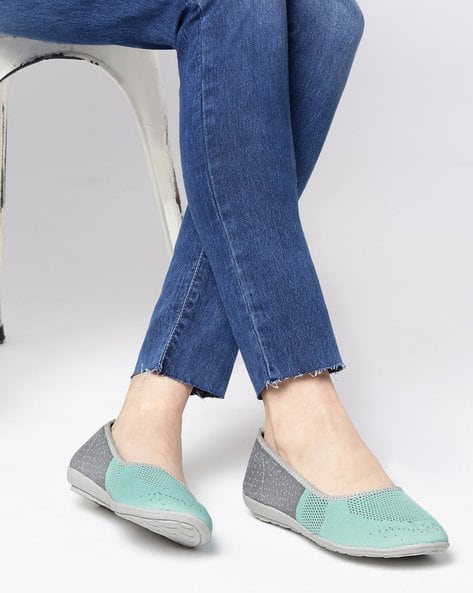 Knitted Slip-On Ballerinas (Image - 1)