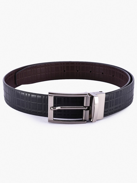 Buy Navy Blue Mens Belt Dress Line Embossed Calfskin , 48% OFF