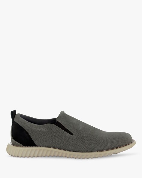 steve madden gray slip on sneakers