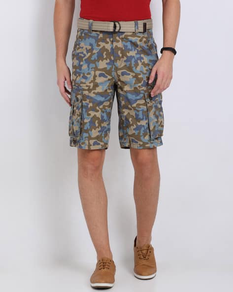 Buy Multicoloured Shorts 3/4ths for Men by T-Base Online