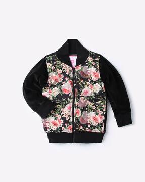 black pink bomber jacket