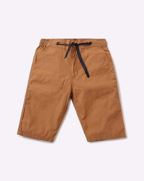 High-Rise Shorts with Insert Pockets