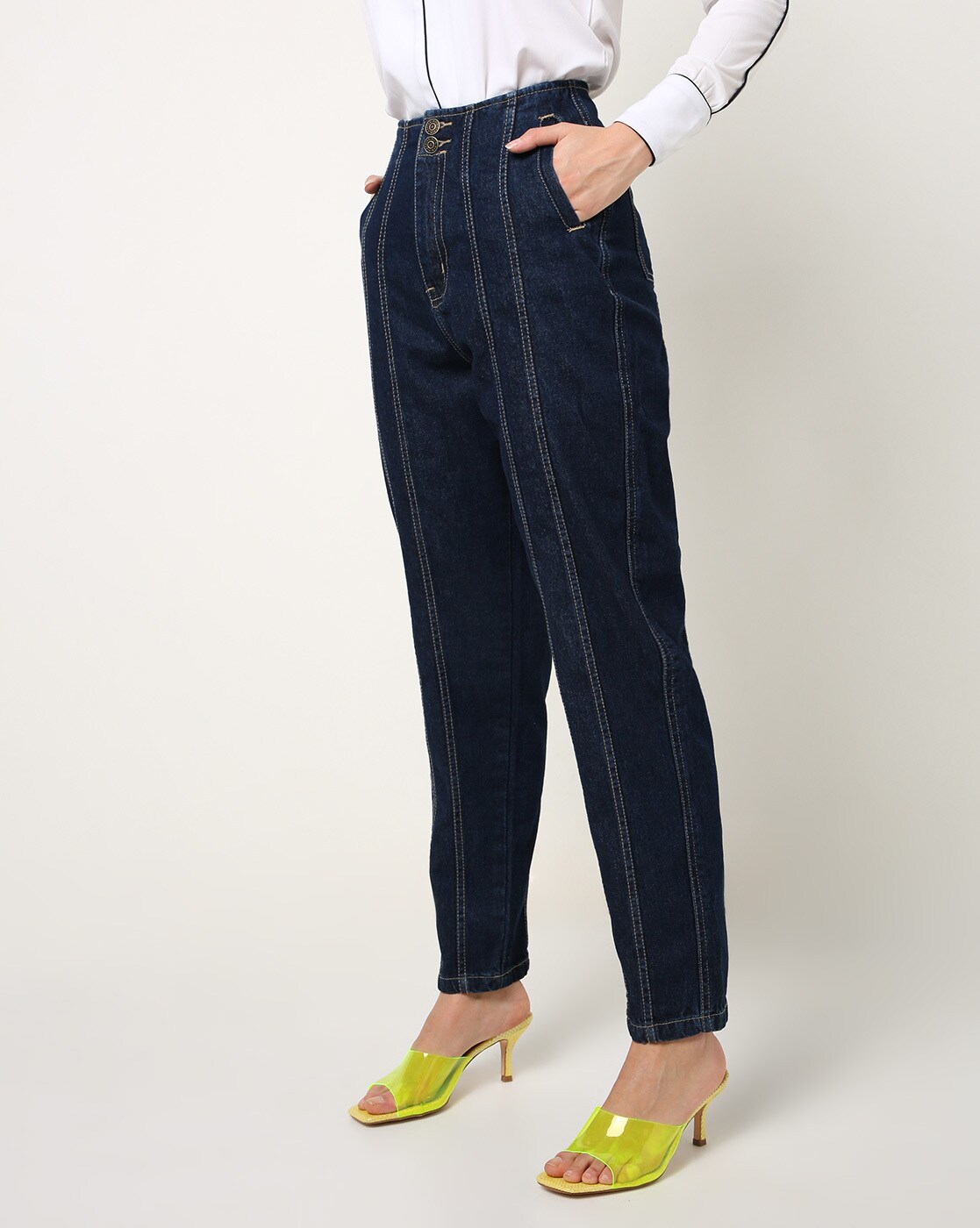 boyfriend jeans ajio