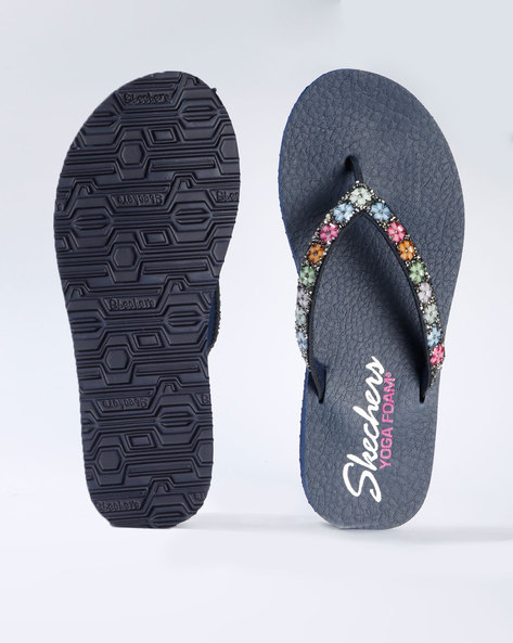 Skechers yoga foam flip flops india cheap
