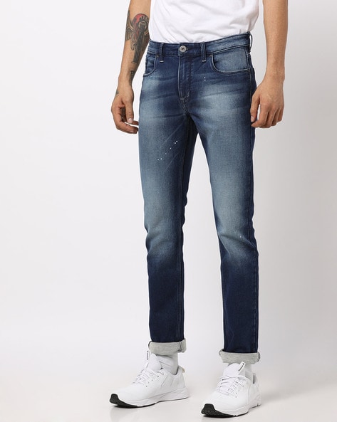 slim low jeans