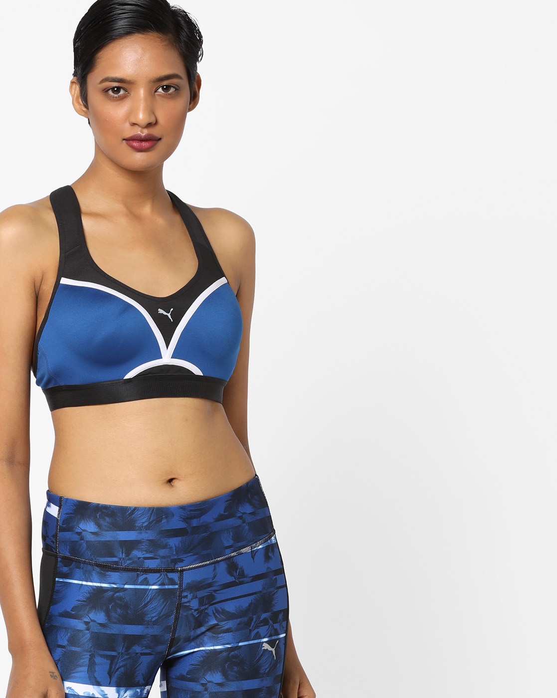 puma padded sports bra