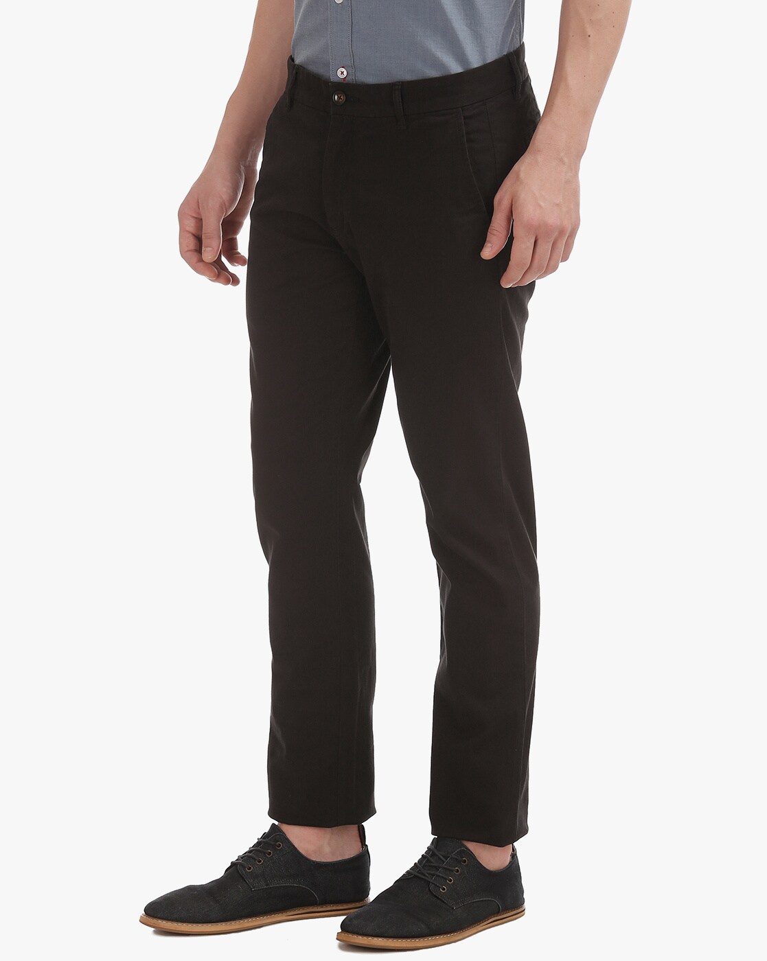 ARROW Auto flex Regular Fit Men Grey Trousers - Buy ARROW Auto flex Regular  Fit Men Grey Trousers Online at Best Prices in India | Flipkart.com