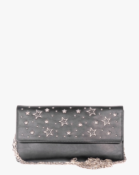 Buy Steve Madden Black Star Studded Purse - Clutches for Women 8175239 |  Myntra