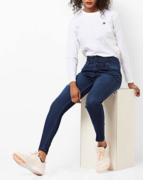 Buy Blue Jeans \u0026 Jeggings for Women by High Star Online | Ajio.com