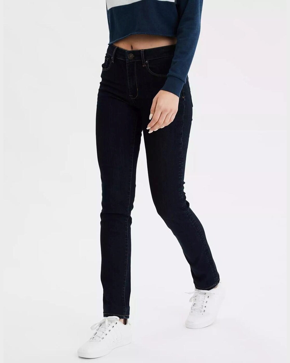 american eagle mid rise skinny jeans