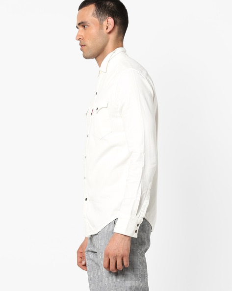 KINGDOM OF WHITE Relaxer Half Sleeve White Casual Shirt with Cutaway Collar  | Half Sleeve, 100% Linen Fabric, Cutaway Collar Shirt for Men, Regular Fit  : Amazon.in: Fashion