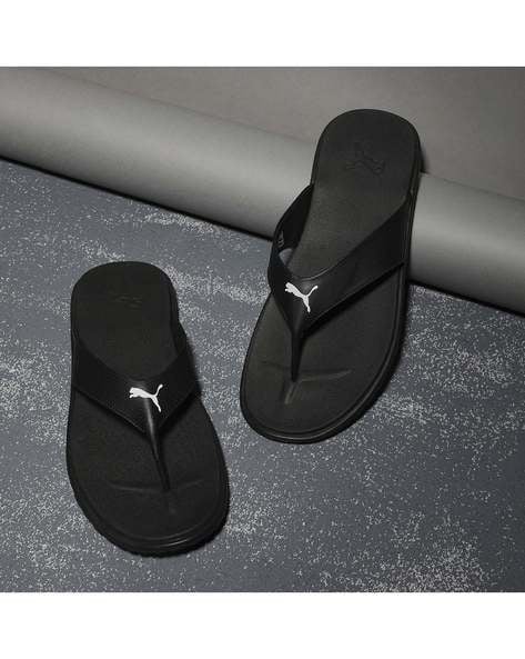 Buy Black Flip Flop Slippers for Men by Puma Online Ajio