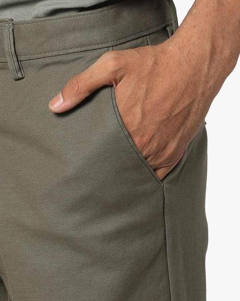 Olive Colour Cotton Pants For Men – Prime Porter