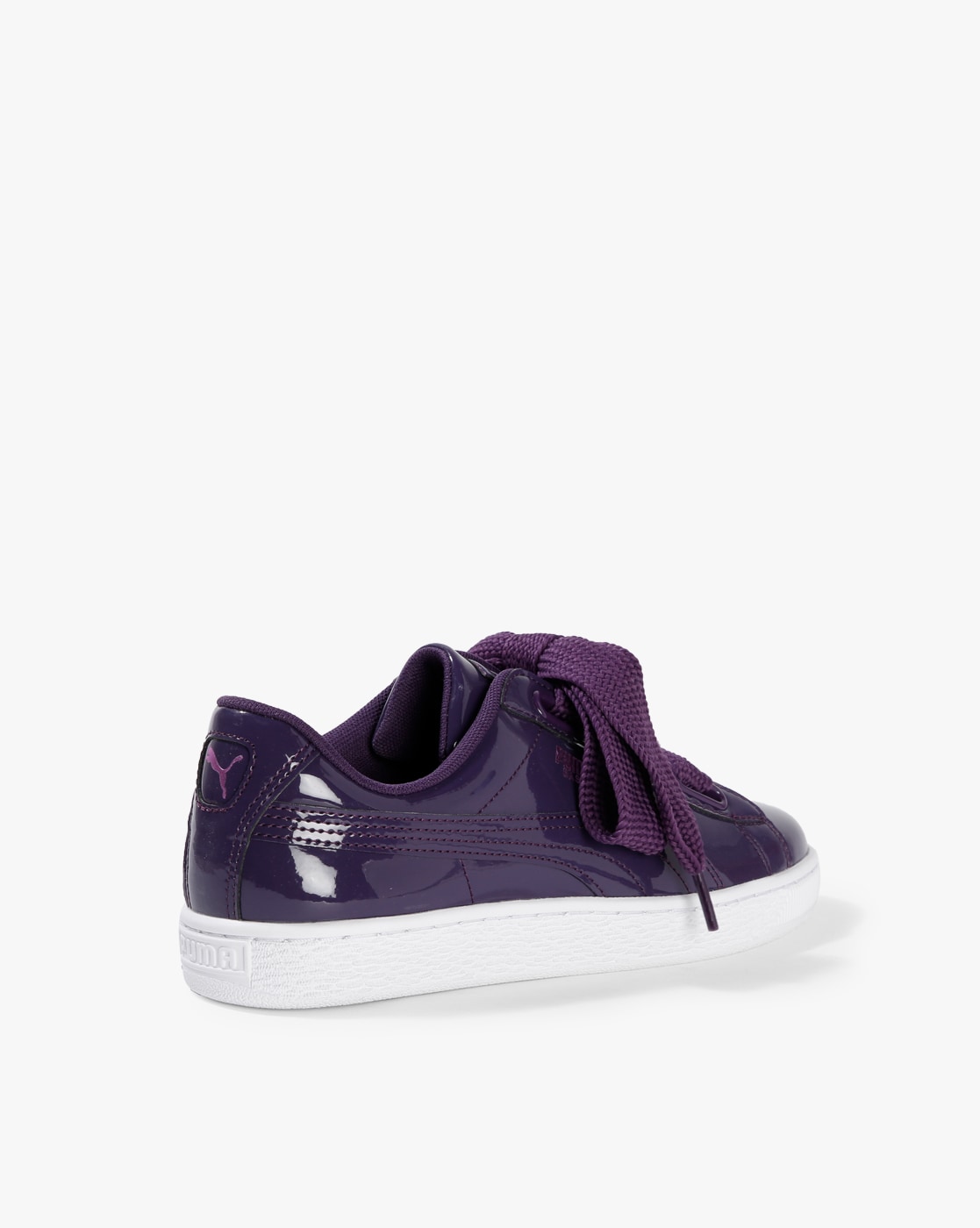 Puma basket heart womens clearance purple