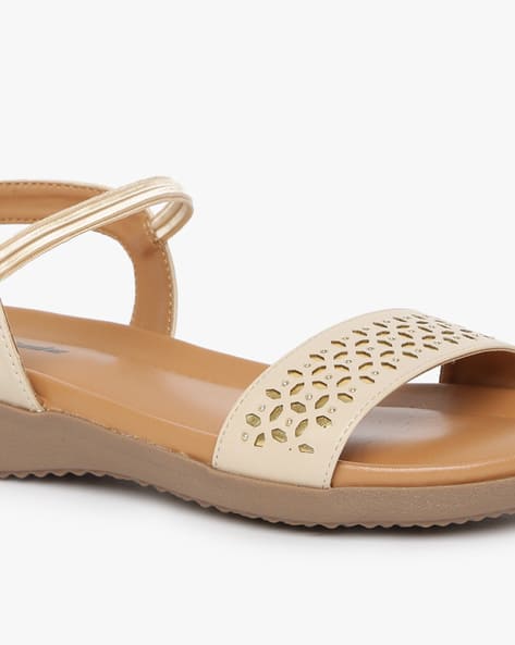 Laser-Cut Strappy Sandals (Image - 1)