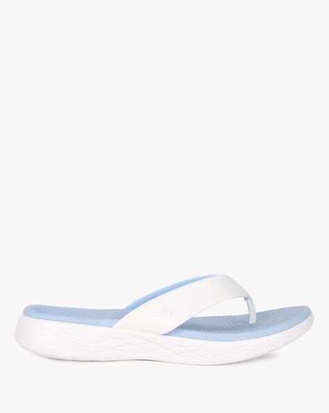skechers slippers white