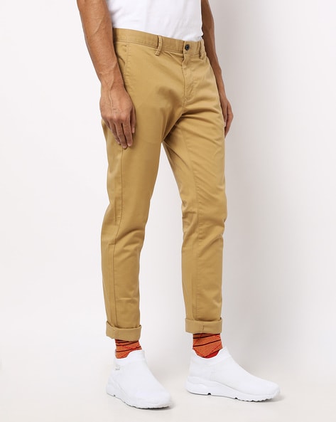 GENMAN Regular Fit Men Khaki Trousers - Buy GENMAN Regular Fit Men Khaki  Trousers Online at Best Prices in India | Flipkart.com