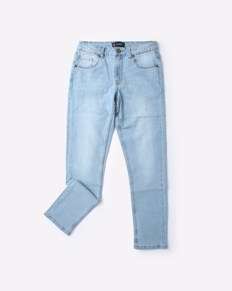 Lightly Washed Slim Fit Jeans