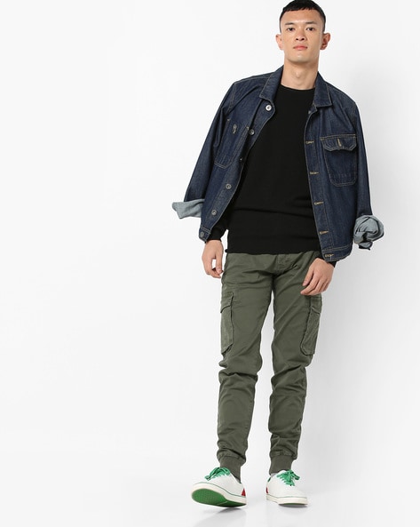 Buy Olive Trousers & Pants for Men by ALCOTT Online