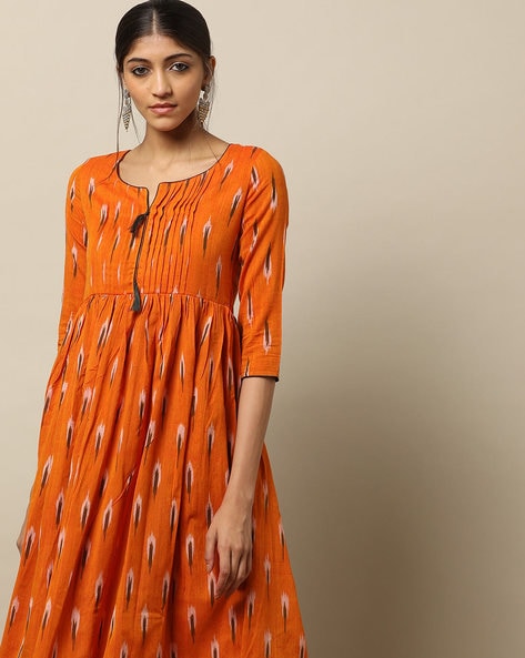 Red And Orange Color Gulti Bandhani Dress Material In Silk Fabric – Sankalp  The Bandhej Shoppe