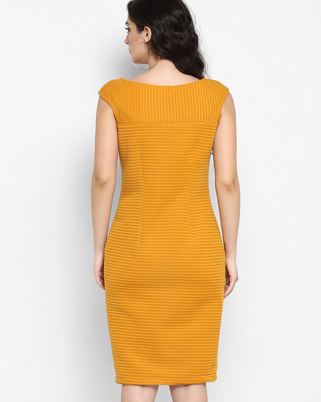 zima leto mustard dress