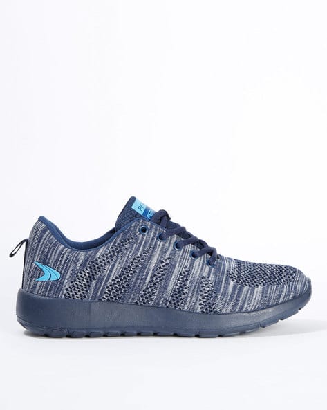 Washable Lace-Up Sports Shoes with Mesh Panelling