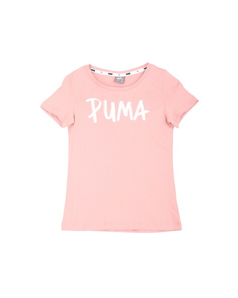 Buy Pink Tshirts for Girls by Puma 