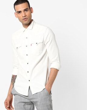 levis white shirt price