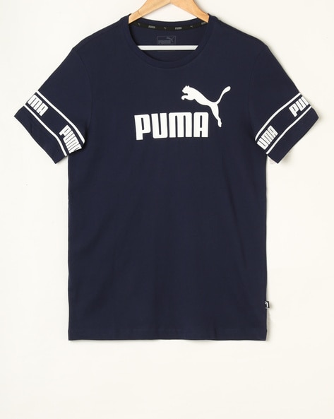 navy blue puma shirt