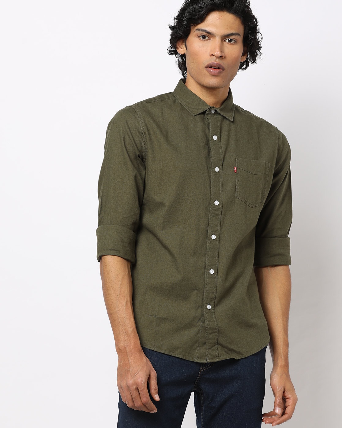 Buy Olive Green Shirts for Men by LEVIS Online 
