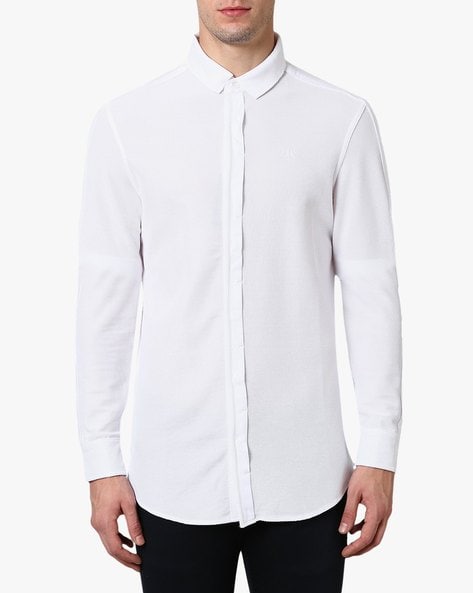 armani white shirt mens