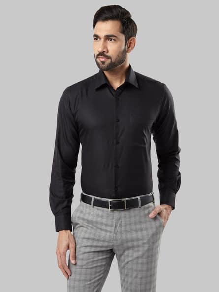 Buy Black Shirts for Men by RAYMOND 