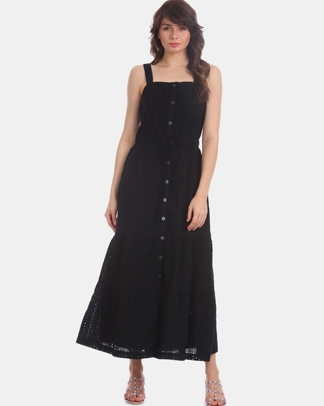 Gap black shop maxi dress