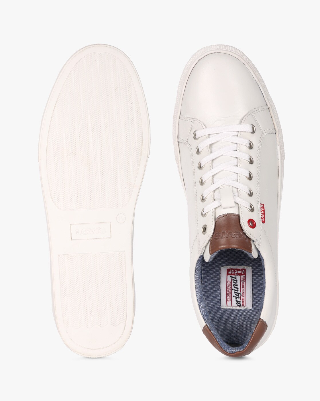 levi's prelude white sneakers