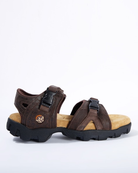 woodland textured sandals