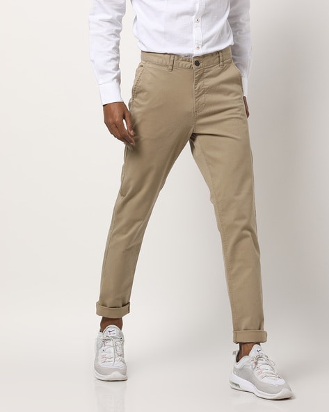 Buy Olive green Trousers & Pants for Men by ProEarth Online | Ajio.com