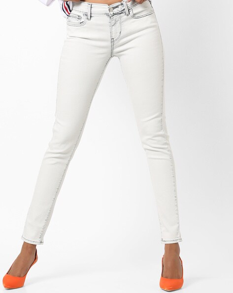 pale grey jeans womens