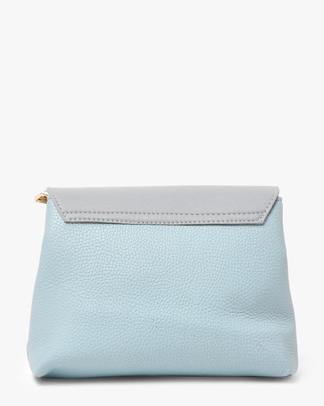 LINO PERROS Blue Sling Bag LWSL00174 Blue - Price in India