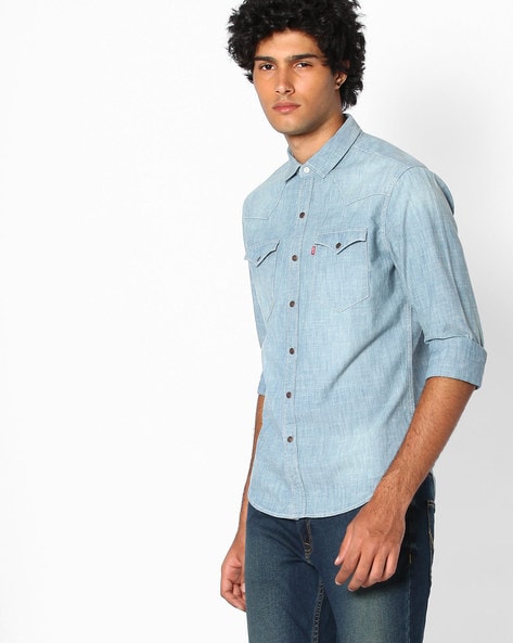 Buy Blue Shirts for Men by LEVIS Online Ajio.com