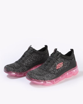 skechers black leather shoes