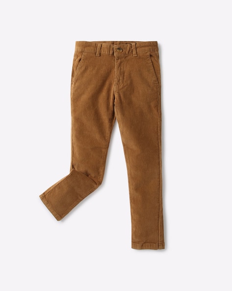Buy Fawn Trousers & Pants for Men by Colorplus Online | Ajio.com