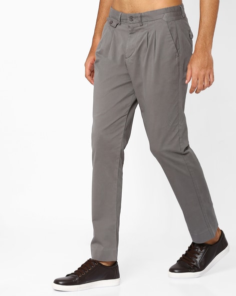 MR P. Straight-Leg Pleated Cotton-Twill Trousers for Men | MR PORTER