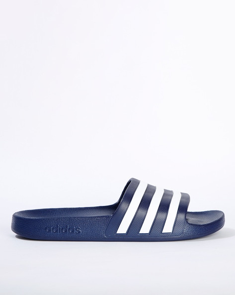 adidas signature striped sliders