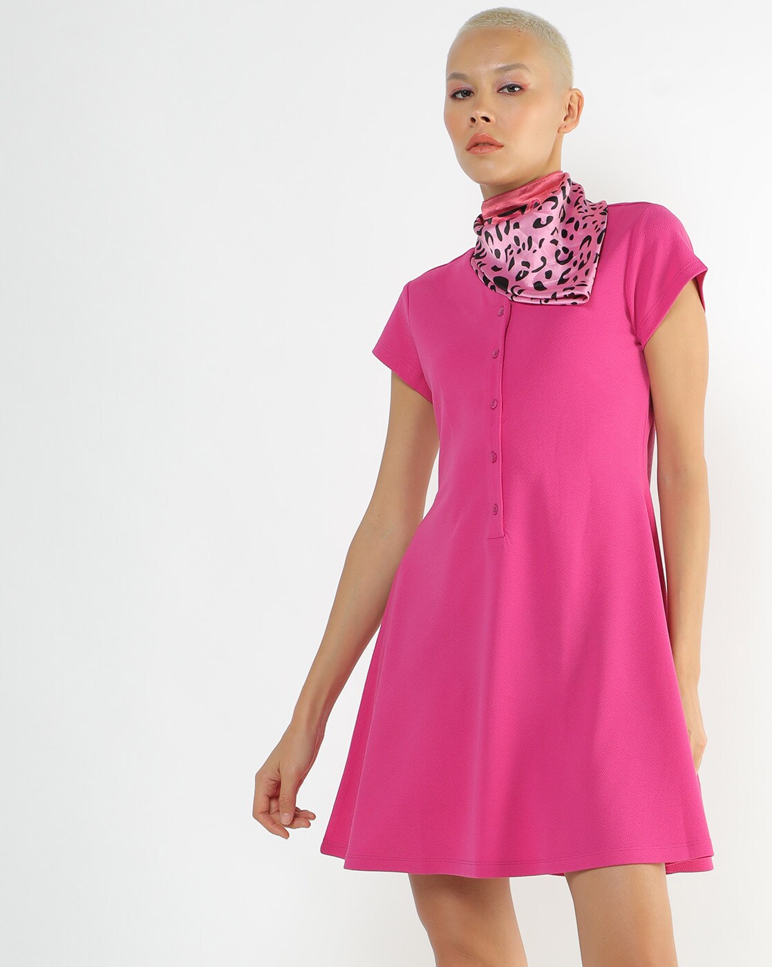 fuschia pink dress