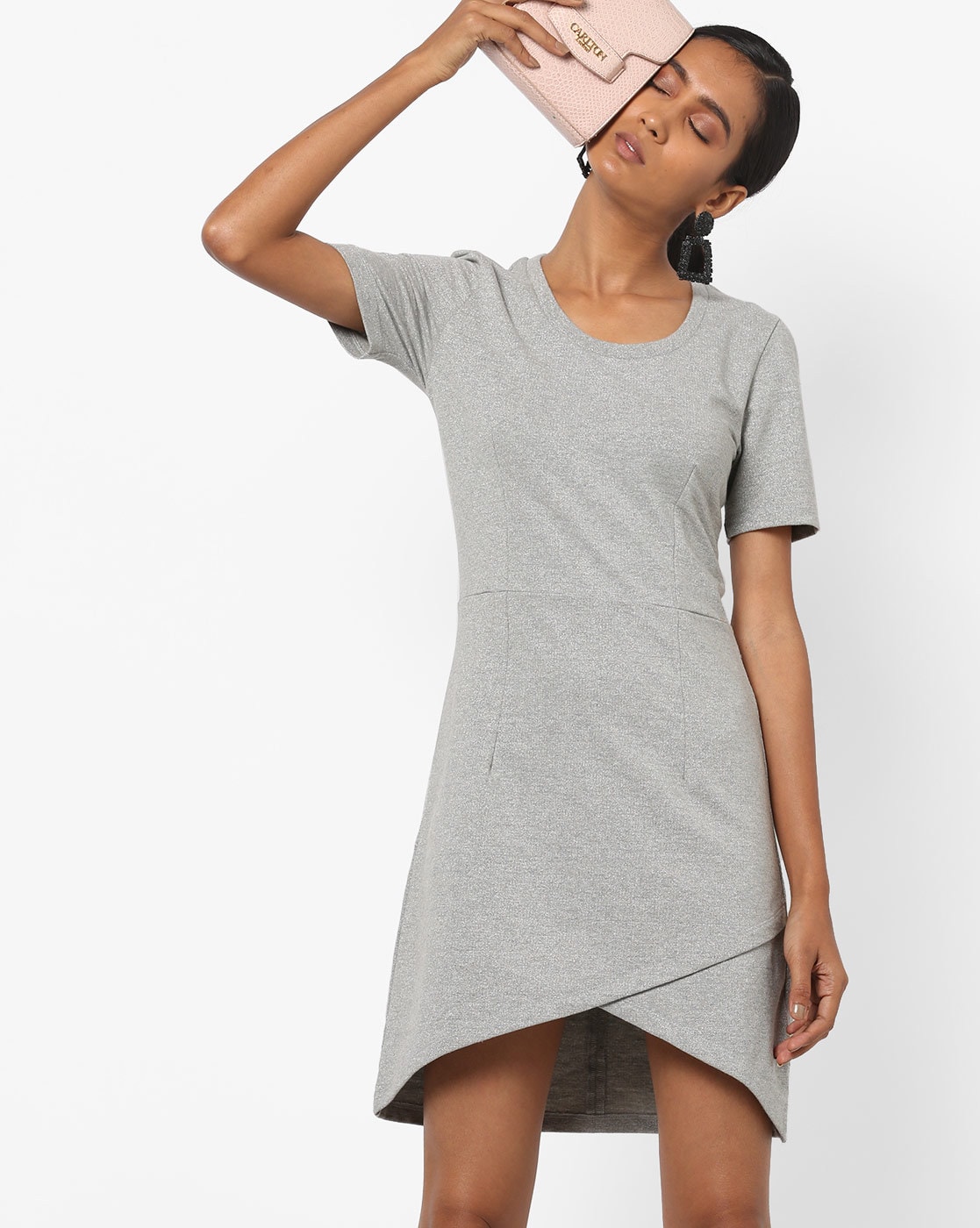 overlapping dress